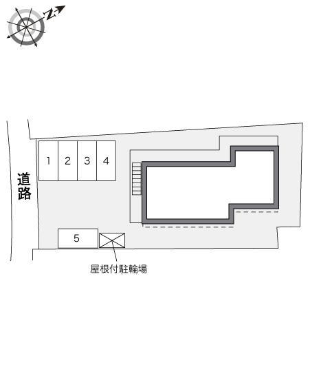 エスパシオⅡ(33032)の駐車配置図