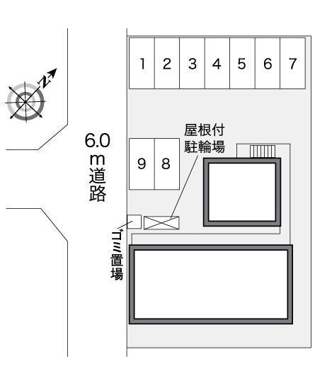ザフィーア(26371)の駐車配置図
