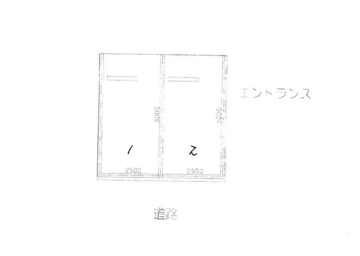 Maison de Grace駐車場の駐車配置図