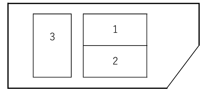 平塚ガレージの駐車配置図