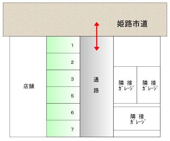 東新町１丁目ＴＳ温パーキングの駐車配置図