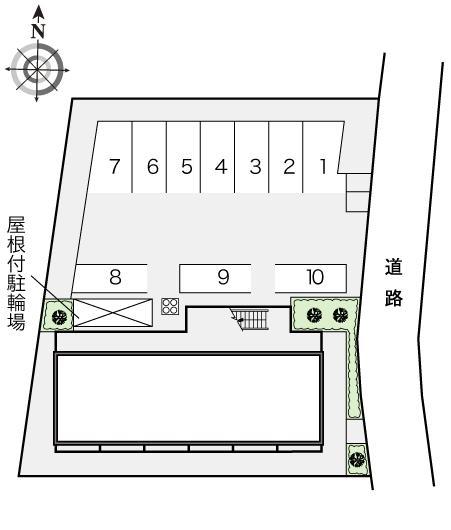 モンターニュ(16530)の駐車配置図