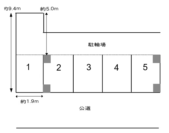 セイビハウスの駐車配置図