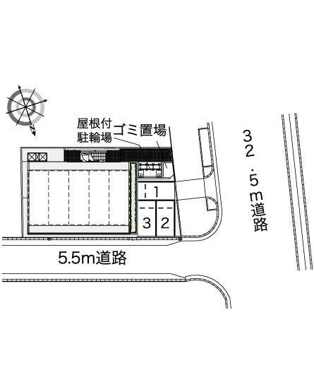 千種(42635)の駐車配置図