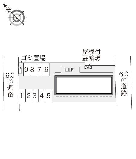 数沢Ⅱ(20199)の駐車配置図