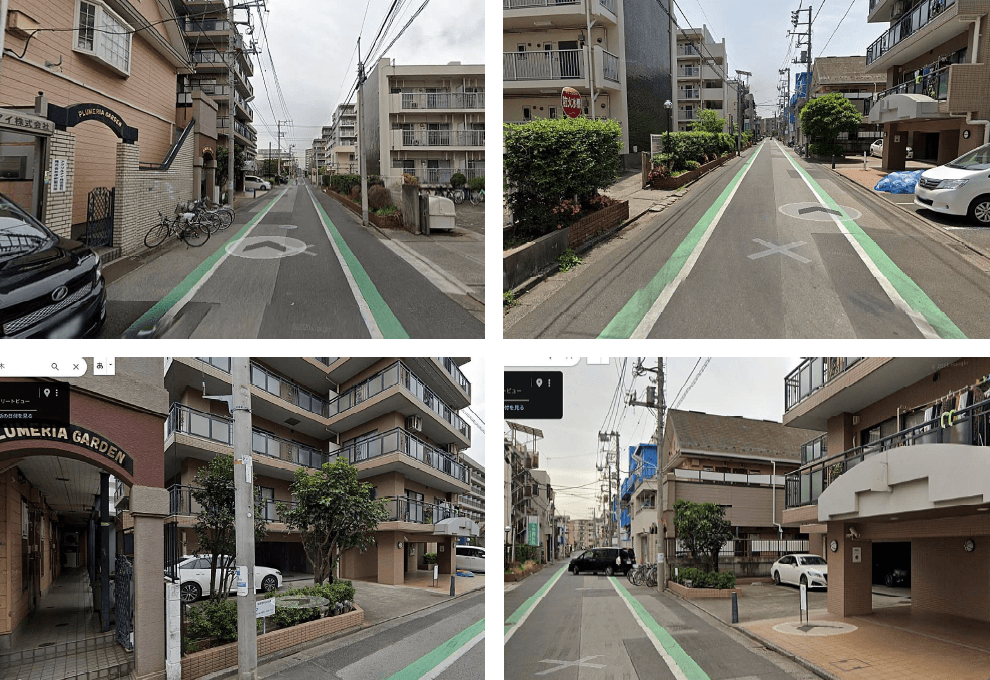 マイキャッスル四つ木月極駐車場の外観・駐車場イメージ2枚目