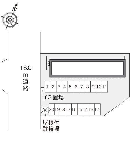 シャルマン(28407)の駐車配置図