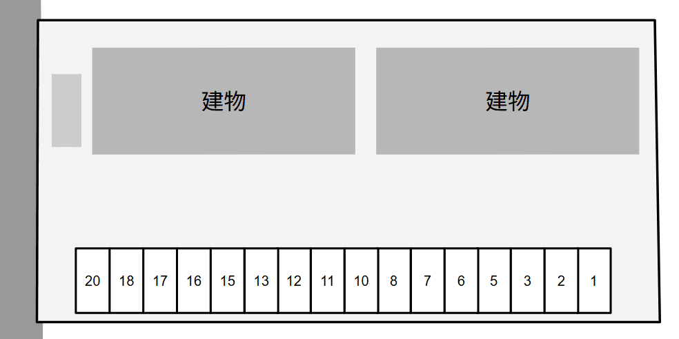 Ｌａｖｅｎｄｅｌ　Ａの駐車配置図