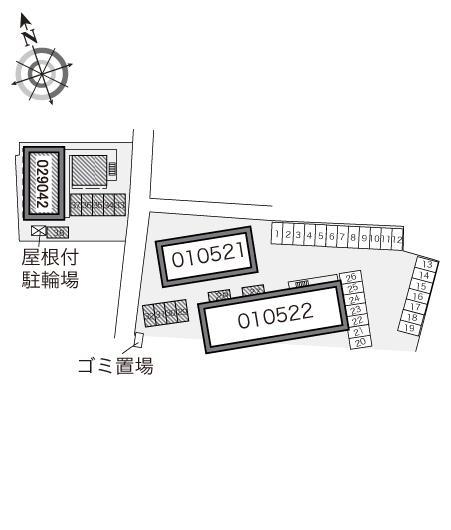 コスモスＣ(29042)の駐車配置図