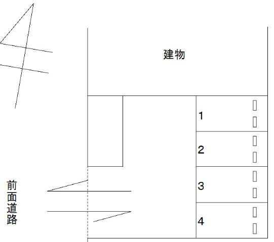 FK清明山ヒルズ駐車場の駐車配置図