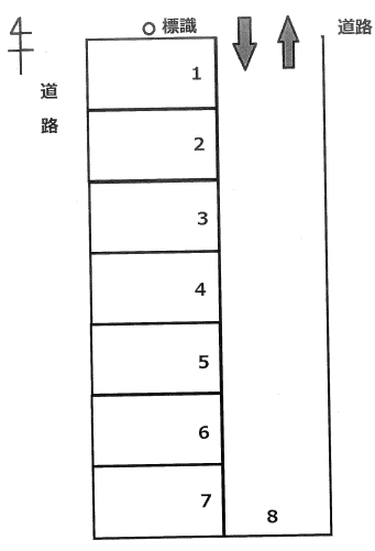 P328の駐車配置図