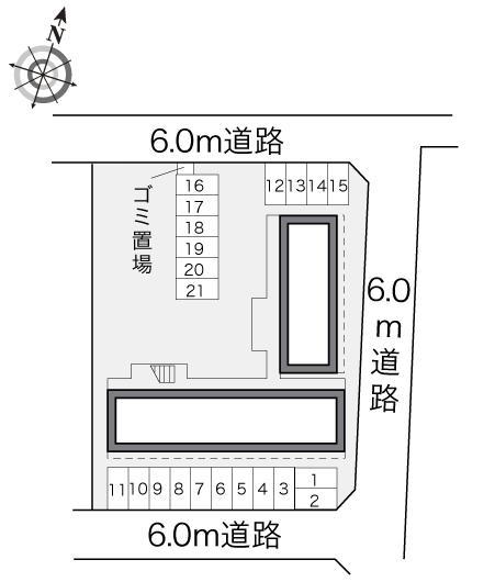 美原Ⅰ(19118)の駐車配置図