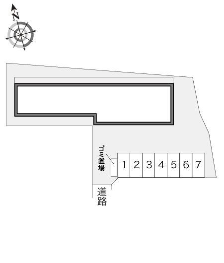 Ｓ(21490)の駐車配置図