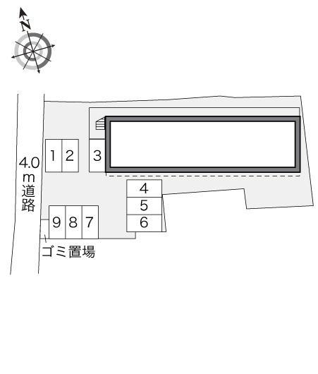 クレール(21537)の駐車配置図