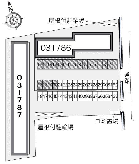 ワンダーランド　Ⅱ(31786)の駐車配置図