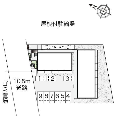 ミューズ(55422)の駐車配置図