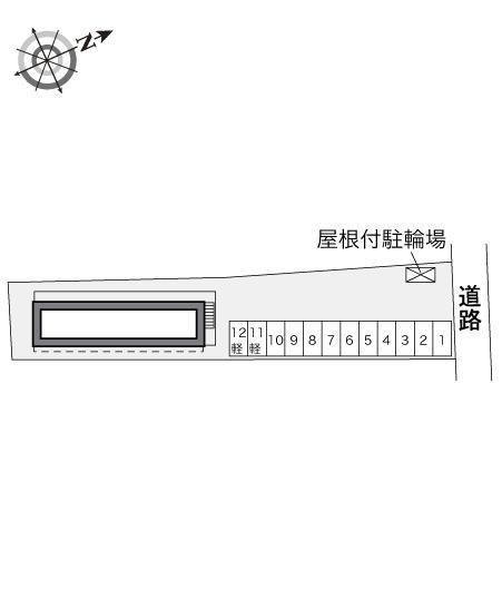 プチシャトー２号館(34007)の駐車配置図