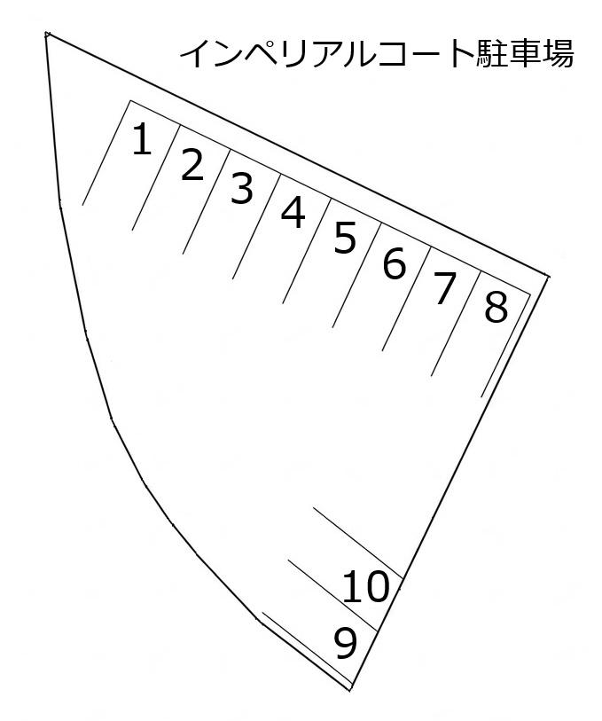 SSパーク平佐町②駐車場の駐車配置図