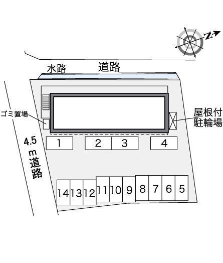ルナシャインⅣ(35859)の駐車配置図