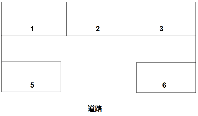 MJ・パーキングの駐車配置図