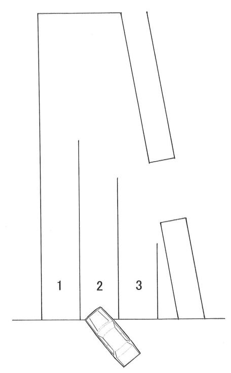 浜松市中央区和田町195-3駐車場の駐車配置図
