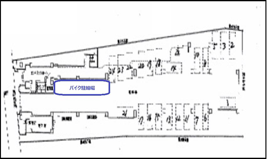 アンダルシア市川（A25）入居者のみ契約可の駐車配置図