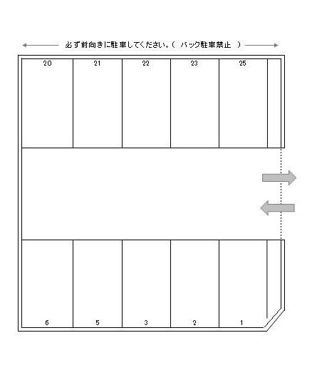 J-381の駐車配置図
