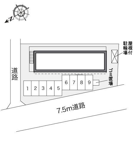 新安城(29123)の駐車配置図