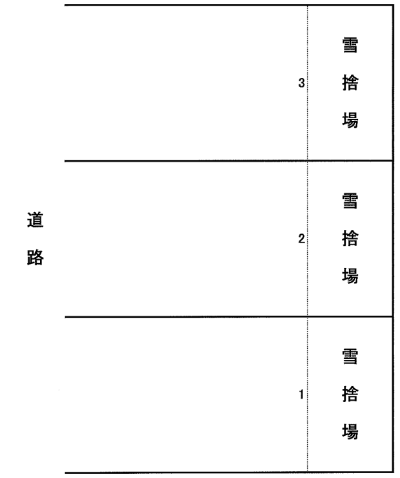 菊水6条1丁目17-15駐車場の駐車配置図