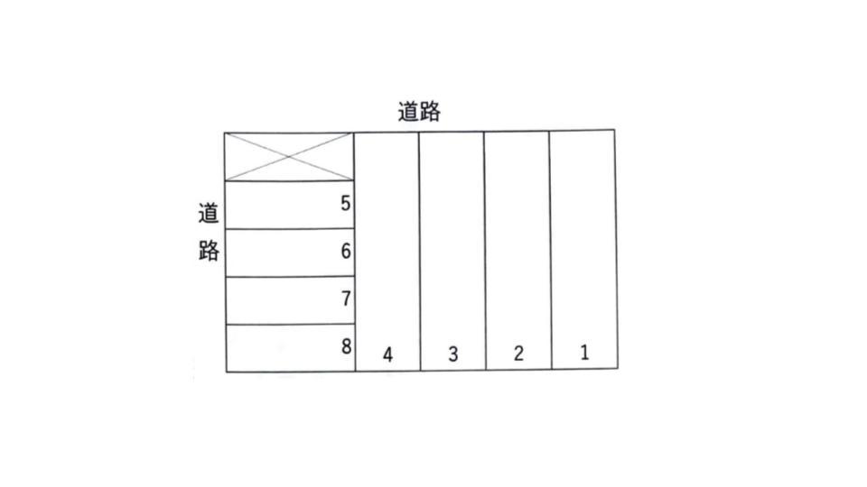 17100駐車場の駐車配置図