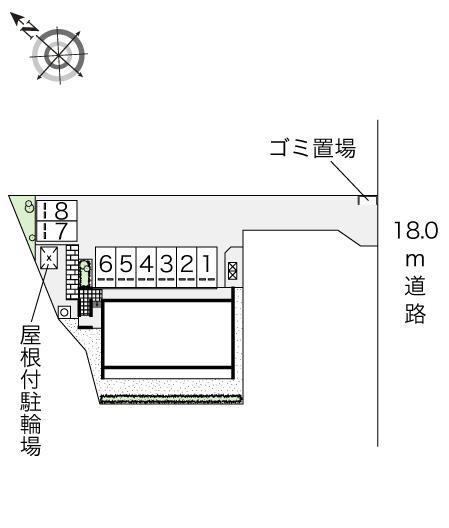ハル(51914)の駐車配置図