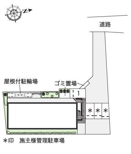 オワゾー(42895)の駐車配置図