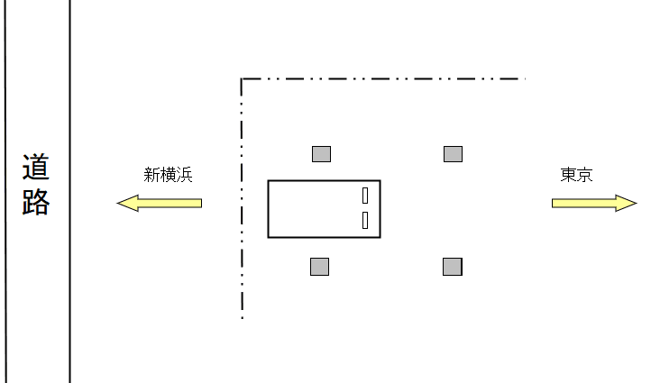 SSK大倉山三丁目駐車場の駐車配置図
