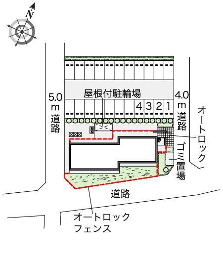 けやきⅡ(44335)の駐車配置図