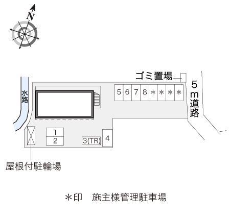 戸島Ⅲ(16794)の駐車配置図