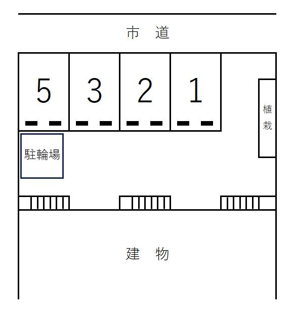 80049ETOILE朝宮の駐車配置図
