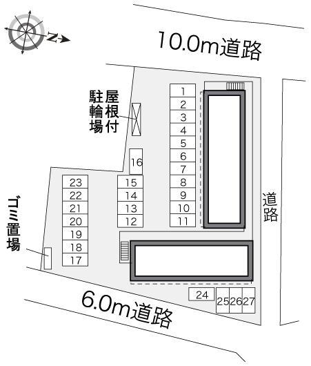 フレア光の森(32904)の駐車配置図