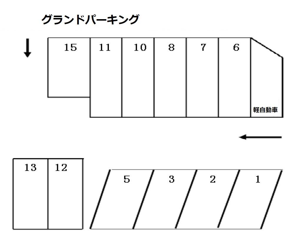 グランドパーキングの駐車配置図