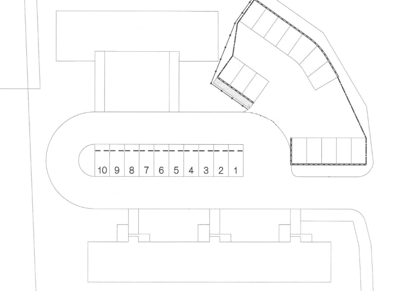 黒松_Ｎ地区の駐車配置図