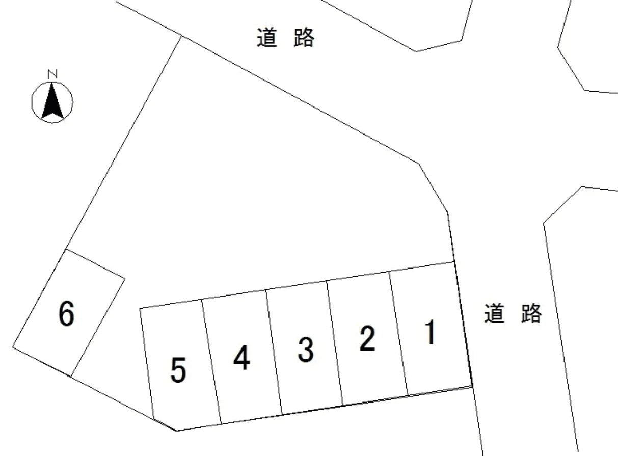 千石河岸外池駐車場の駐車配置図