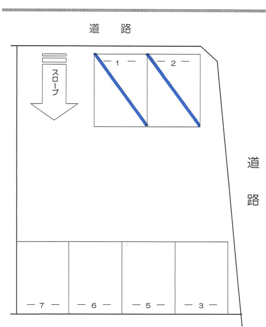 ４４６の駐車配置図