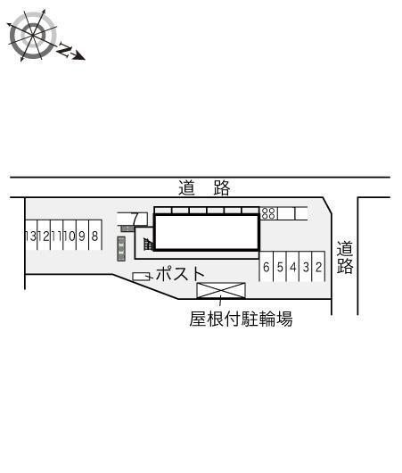 ＡＫＵＲＡⅡ(15472)の駐車配置図