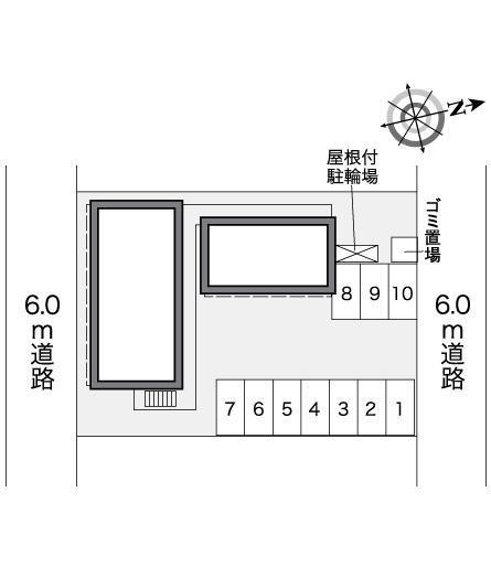 マノワール(27784)の駐車配置図