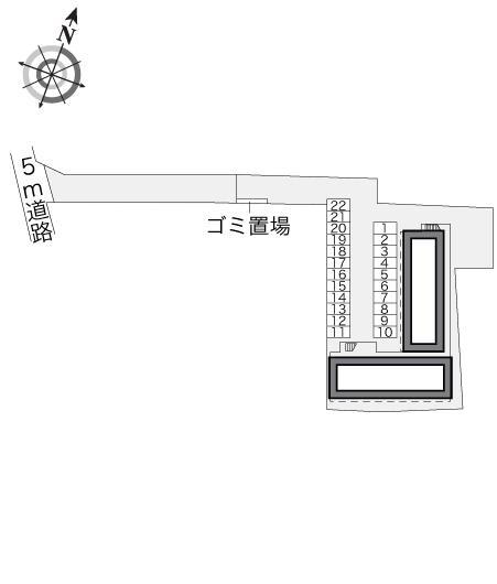 桜(20270)の駐車配置図