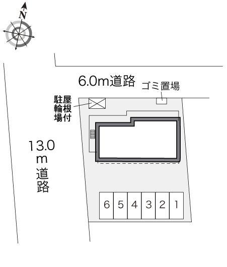 ハピネス(28252)の駐車配置図