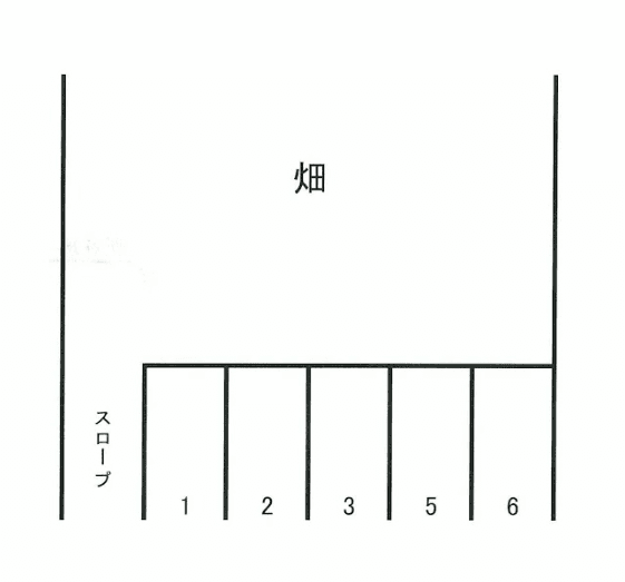 郷前パーキングの駐車配置図