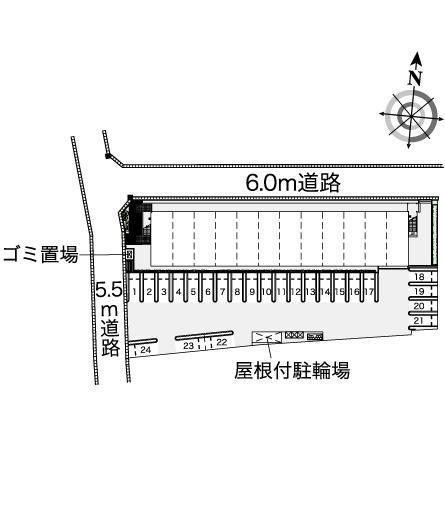 ＳｕｎＵ(43290)の駐車配置図
