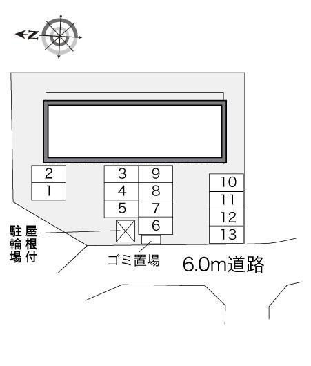 Ｇｒｅｅｎ　Ｈｉｌｌ(28129)の駐車配置図