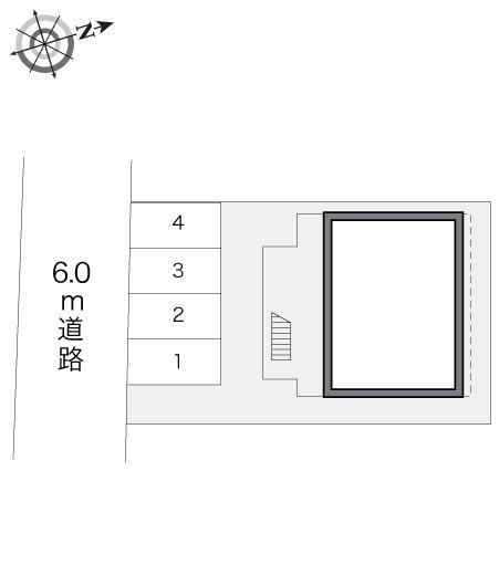天伯Ⅱ(20141)の駐車配置図
