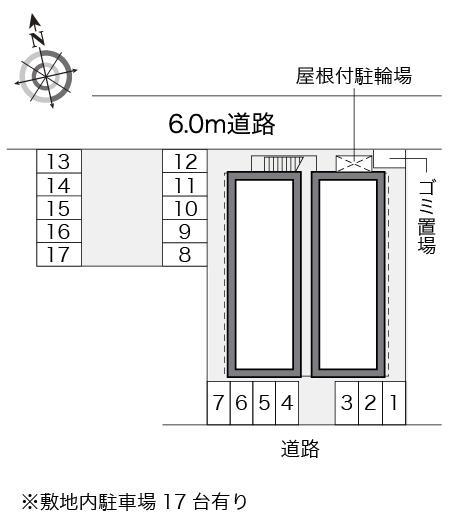 リヴェール(21295)の駐車配置図
